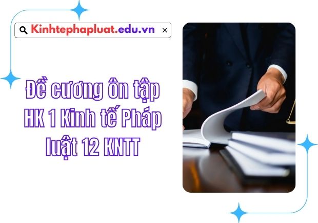 Đề cương ôn tập HK 1 Kinh tế Pháp luật 12 KNTT